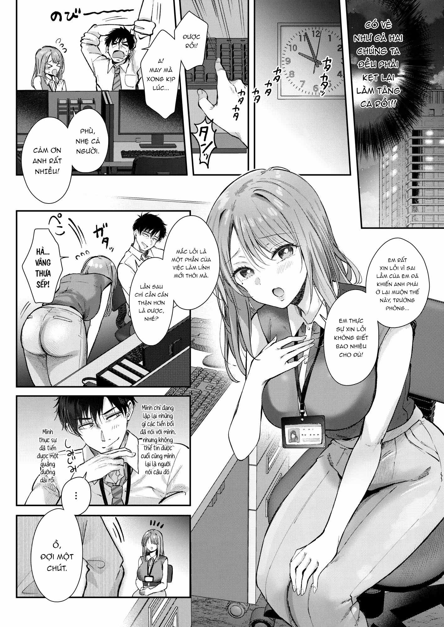HentaiVN.net - Ảnh 6 - Cấp dưới ngây thơ vắt cực khô tôi T-T - Chap 1
