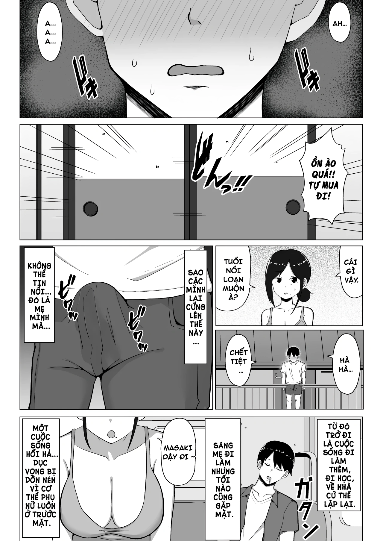 HentaiVN.net - Ảnh 12 - Yojouhanno oreno heyade kaachanto sumukotoninatta hanashi - Chap 1