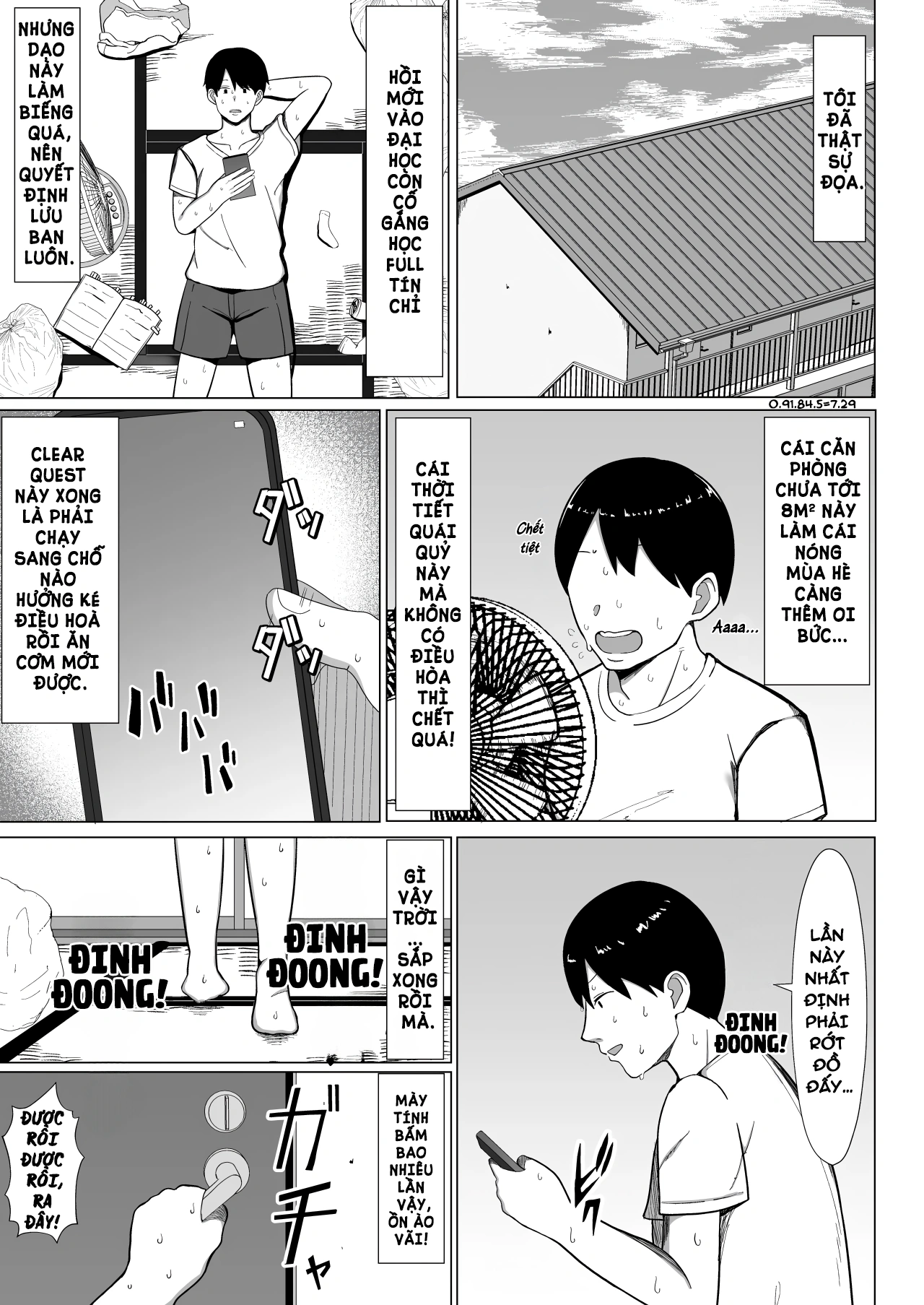 HentaiVN.net - Ảnh 3 - Yojouhanno oreno heyade kaachanto sumukotoninatta hanashi - Chap 1