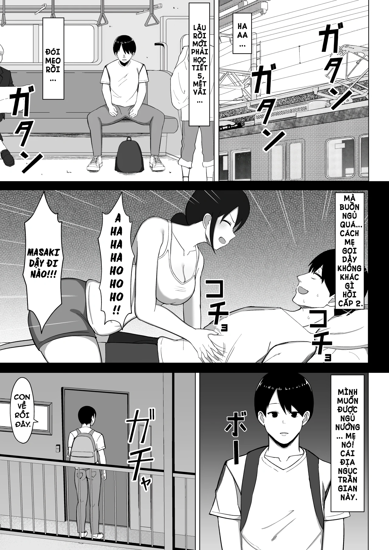 HentaiVN.net - Ảnh 7 - Yojouhanno oreno heyade kaachanto sumukotoninatta hanashi - Chap 1
