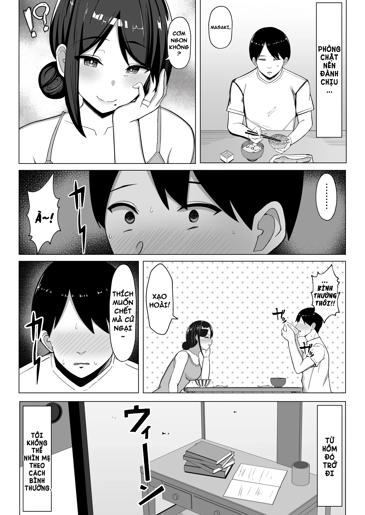 HentaiVN.net - Ảnh 9 - Yojouhanno oreno heyade kaachanto sumukotoninatta hanashi - Chap 1