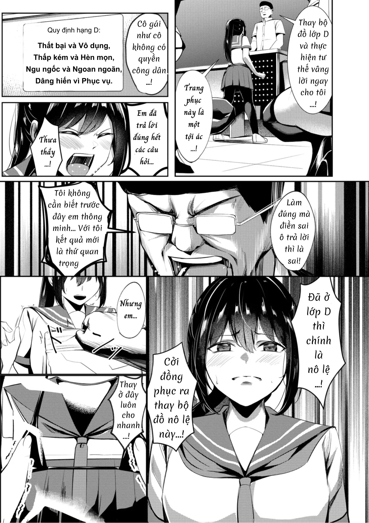 HentaiVN.net - Ảnh 13 - Học sinh mới lớp D - Chap 1