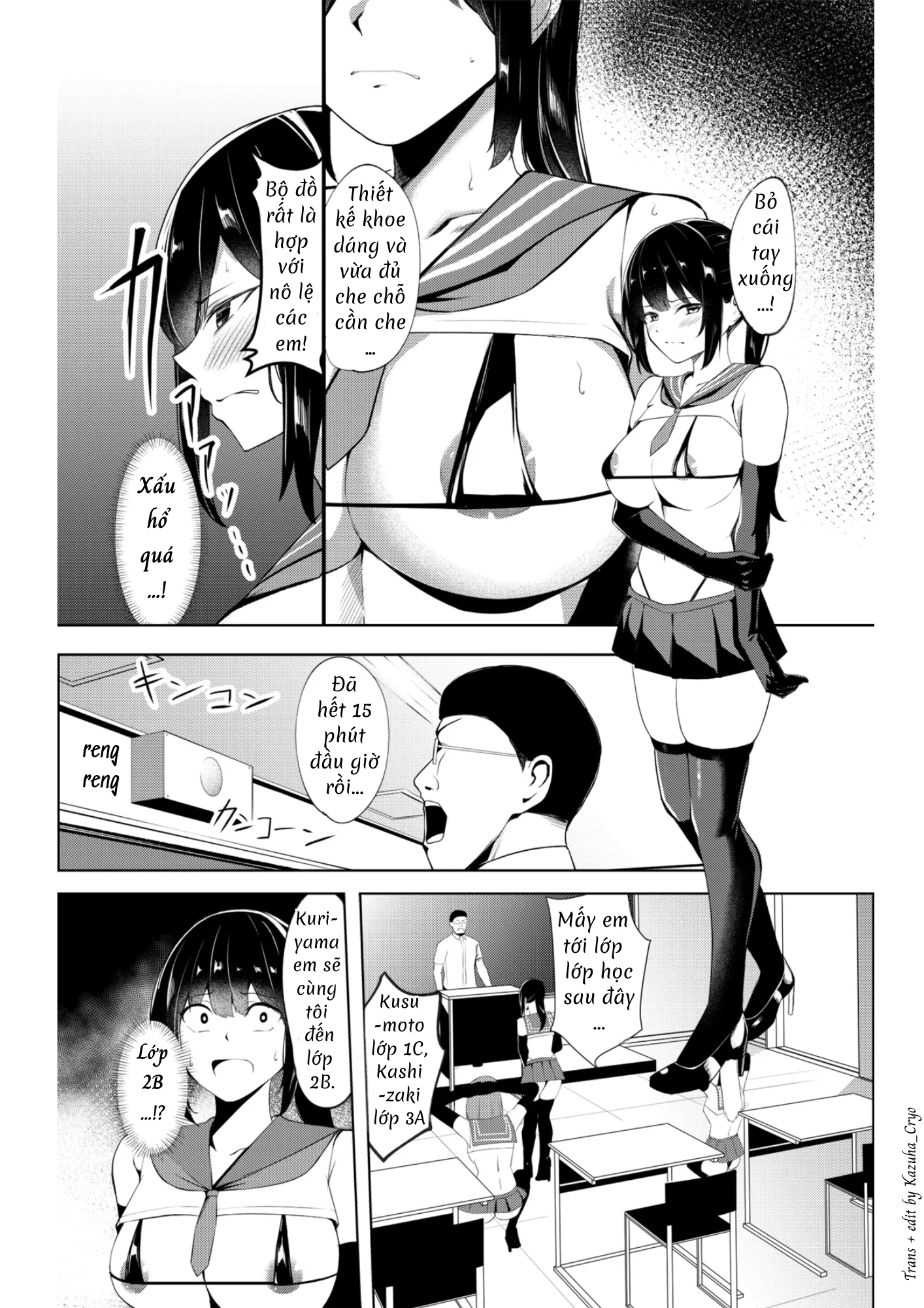 HentaiVN.net - Ảnh 16 - Học sinh mới lớp D - Chap 1