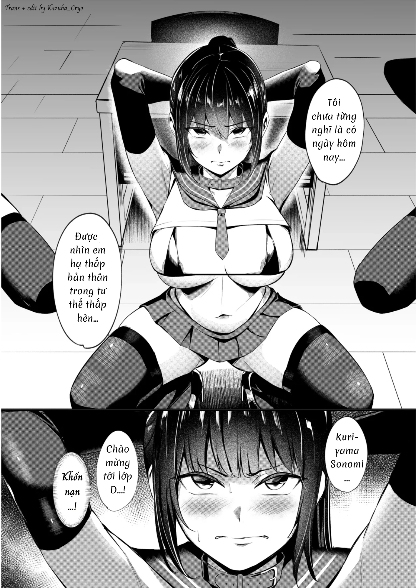 HentaiVN.net - Ảnh 3 - Học sinh mới lớp D - Chap 1