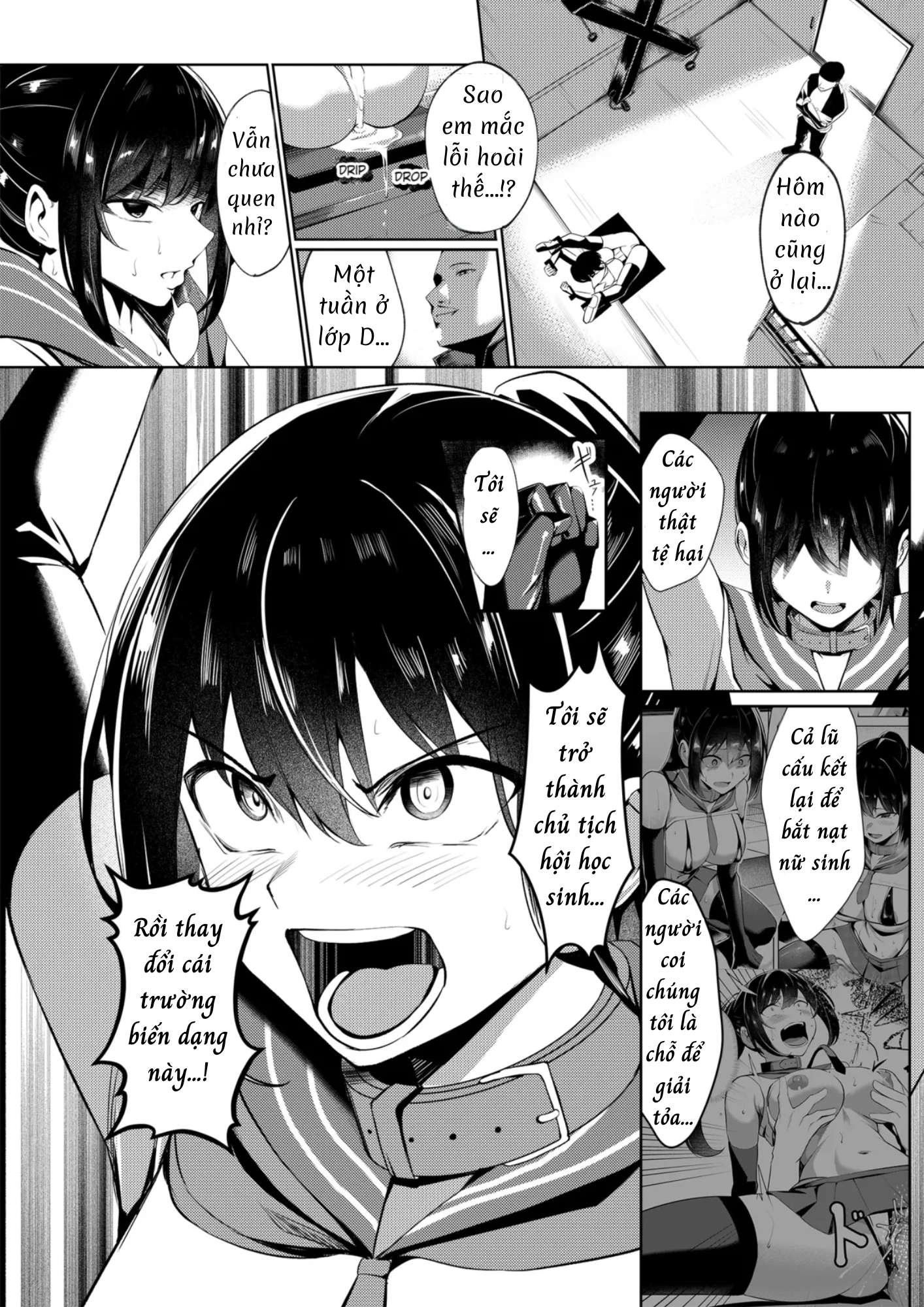 HentaiVN.net - Ảnh 33 - Học sinh mới lớp D - Chap 1