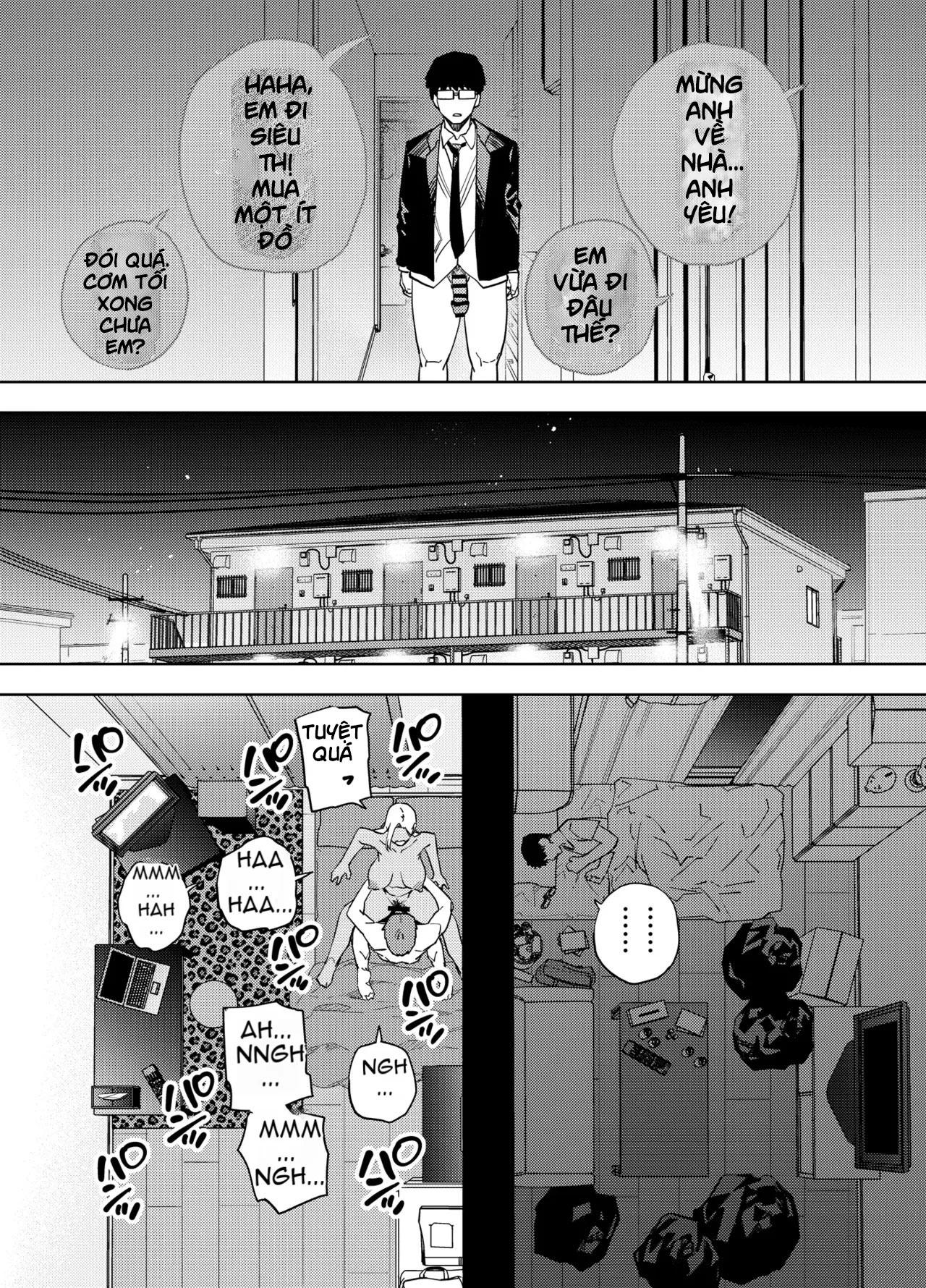 HentaiVN.net - Ảnh 44 - Đời Sống Tình Dục của Bà Nội Trợ - Chap 1