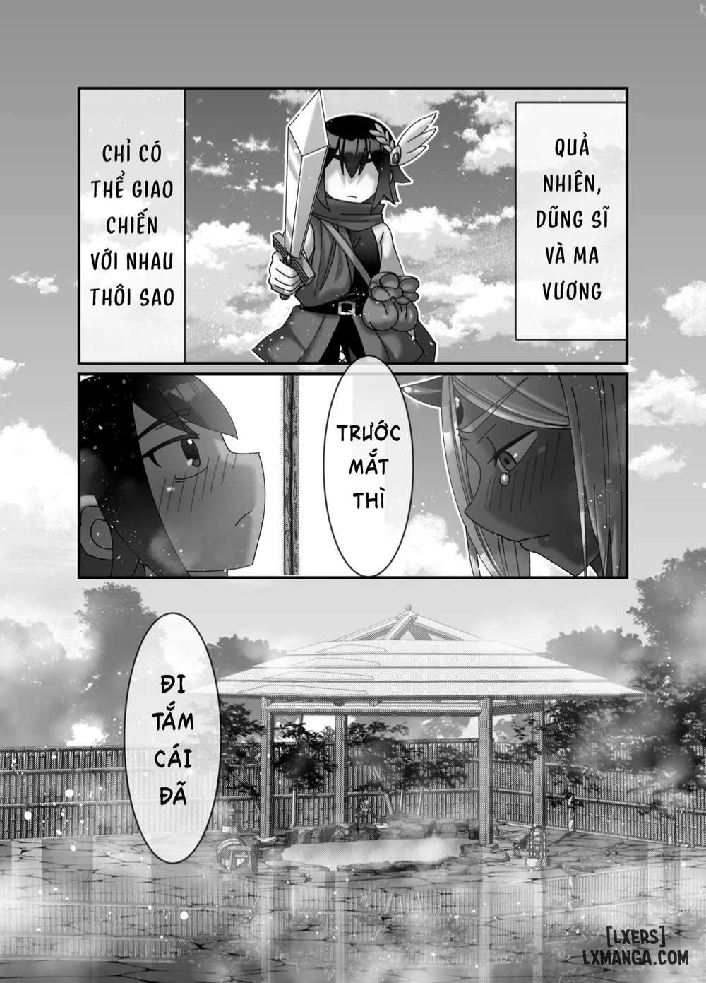 HentaiVN.net - Ảnh 21 - Maou-sama wa Yuusha ni Goshuushin - Chap 1