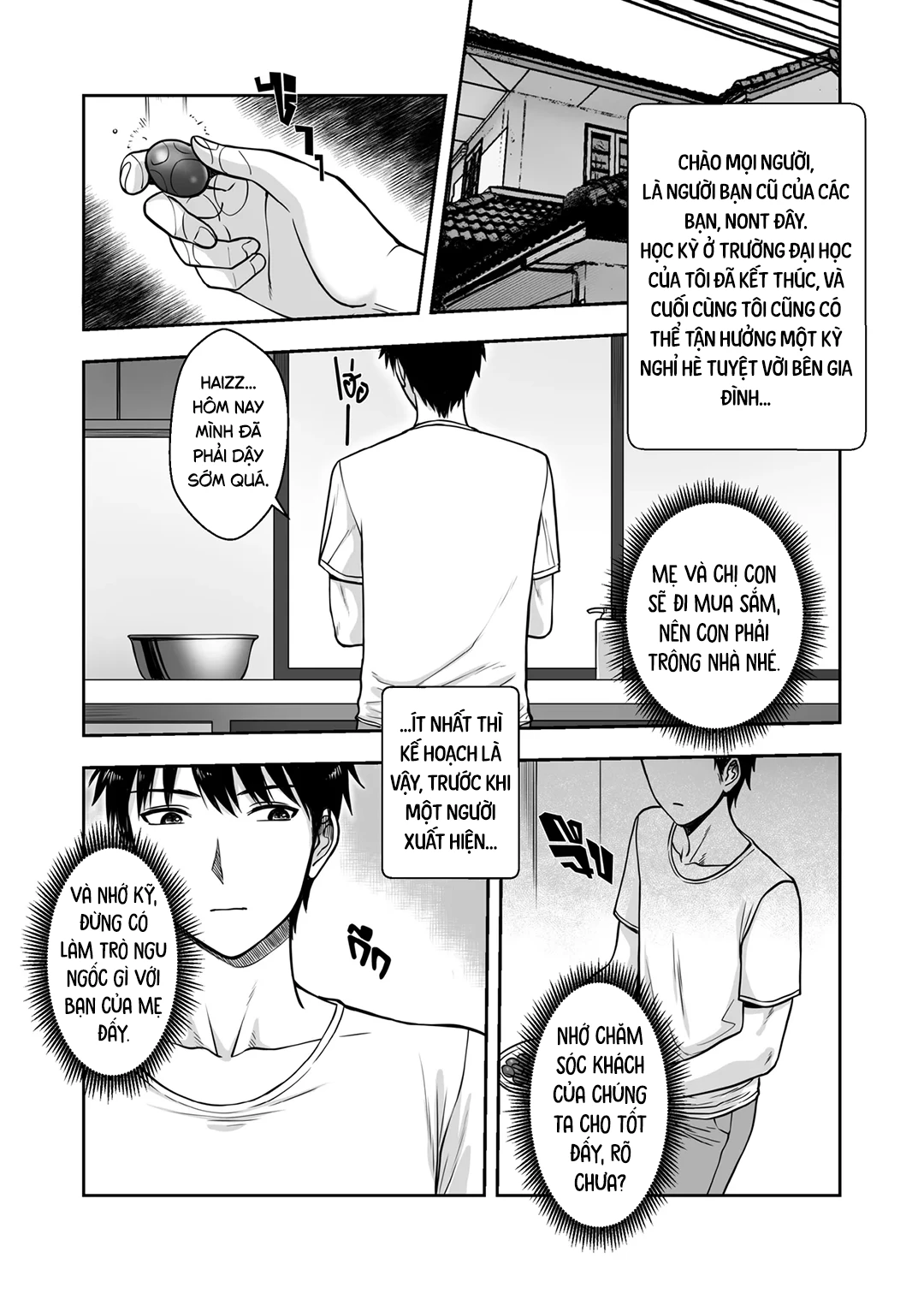 HentaiVN.net - Ảnh 3 - Những người bạn của mẹ tôi - Chap 1