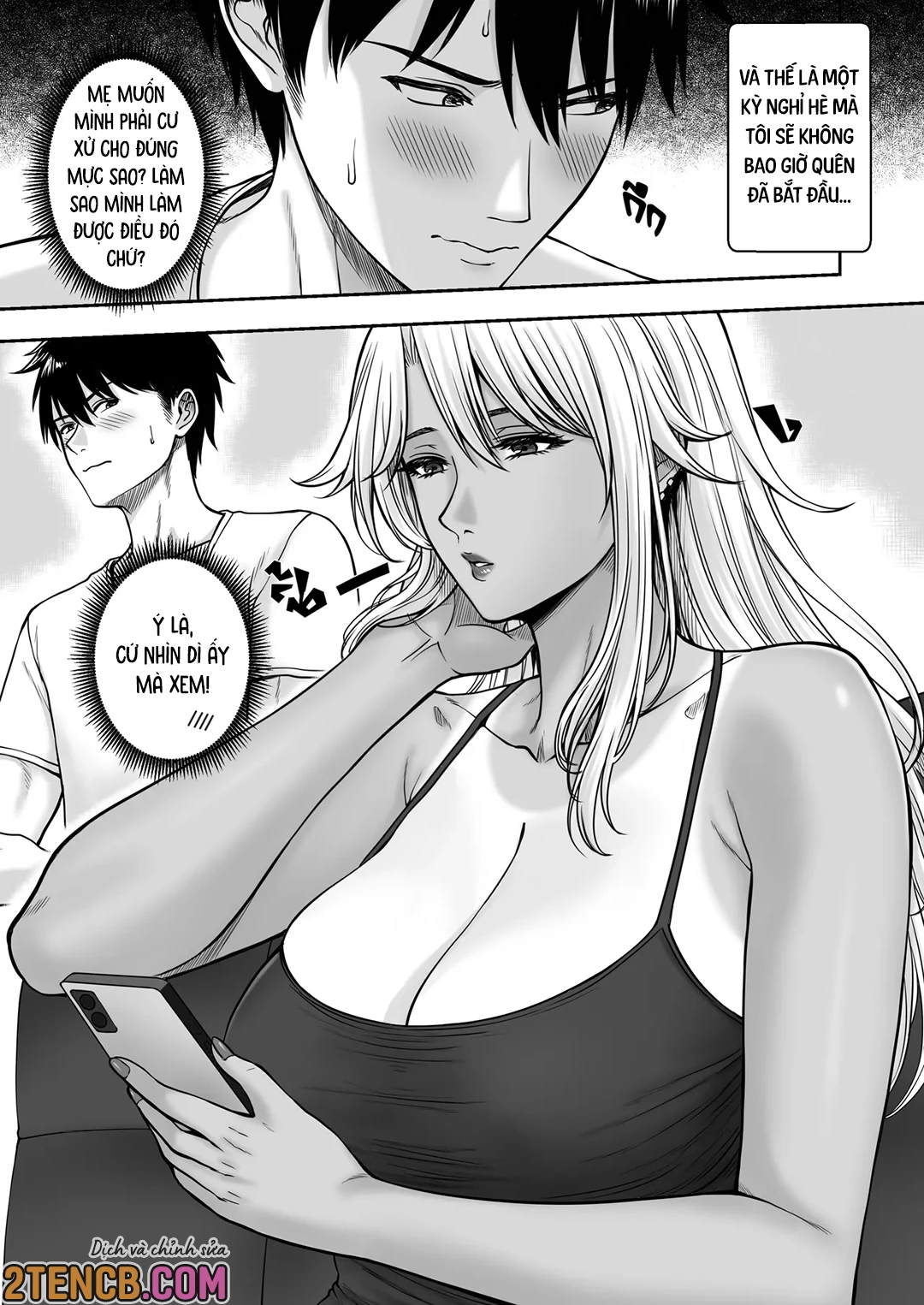 HentaiVN.net - Ảnh 4 - Những người bạn của mẹ tôi - Chap 1