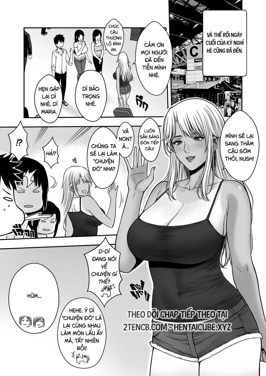 HentaiVN.net - Ảnh 54 - Những người bạn của mẹ tôi - Chap 1