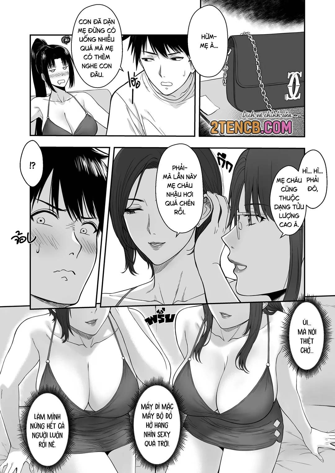 HentaiVN.net - Ảnh 11 - Những người bạn của mẹ tôi - Chap 2