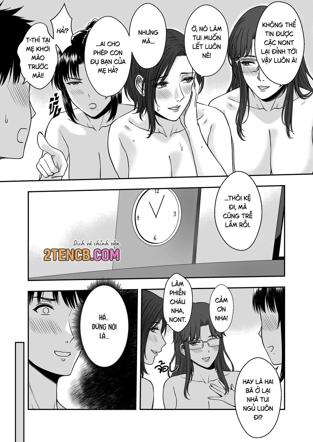 HentaiVN.net - Ảnh 43 - Những người bạn của mẹ tôi - Chap 2