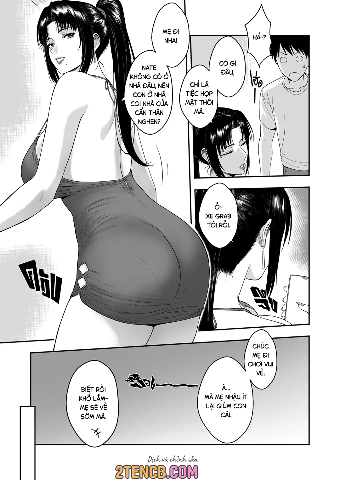 HentaiVN.net - Ảnh 5 - Những người bạn của mẹ tôi - Chap 2