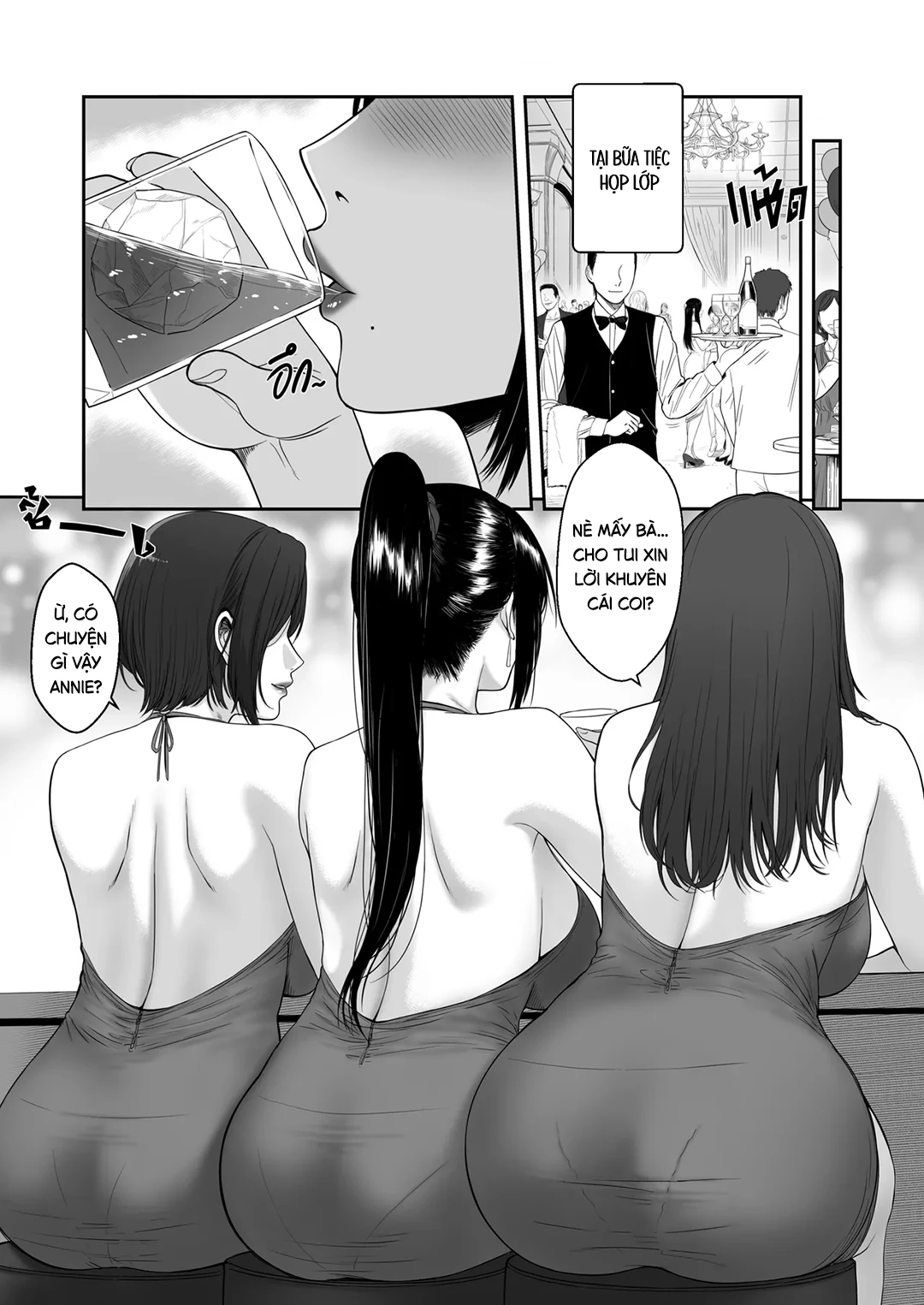HentaiVN.net - Ảnh 6 - Những người bạn của mẹ tôi - Chap 2