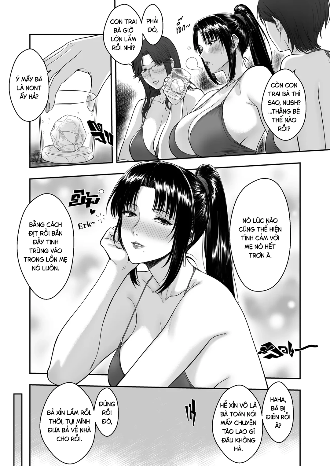 HentaiVN.net - Ảnh 8 - Những người bạn của mẹ tôi - Chap 2