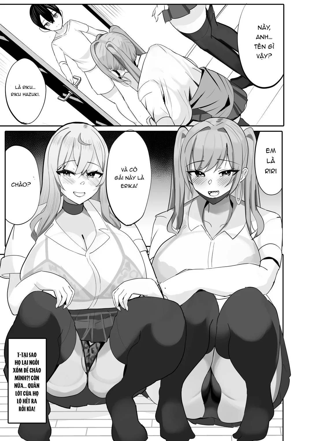 HentaiVN.net - Ảnh 8 - Được dàn harem gal vây quanh - Chap 1