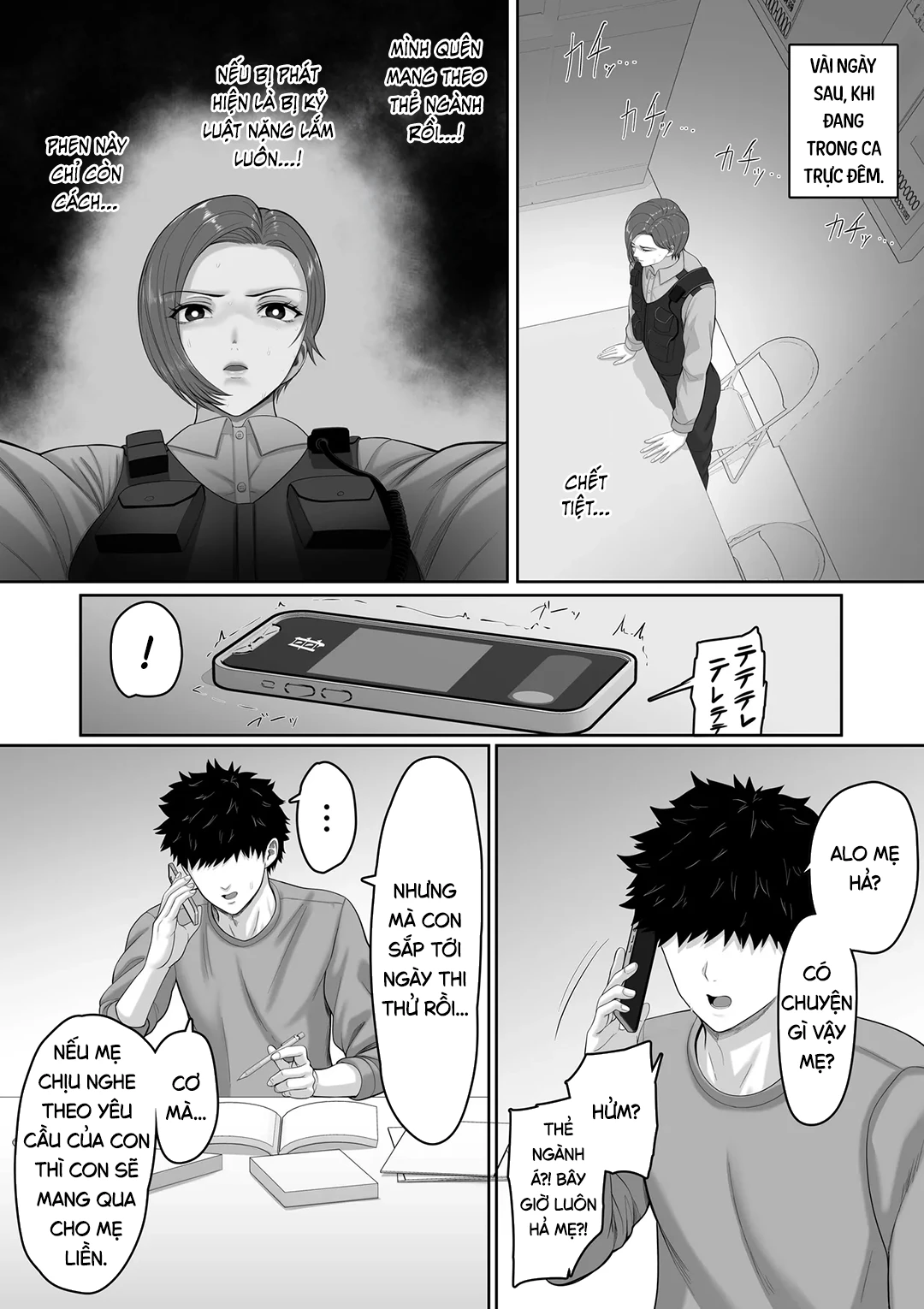 HentaiVN.net - Ảnh 32 - Mẹ tôi là cảnh sát - Chap 1