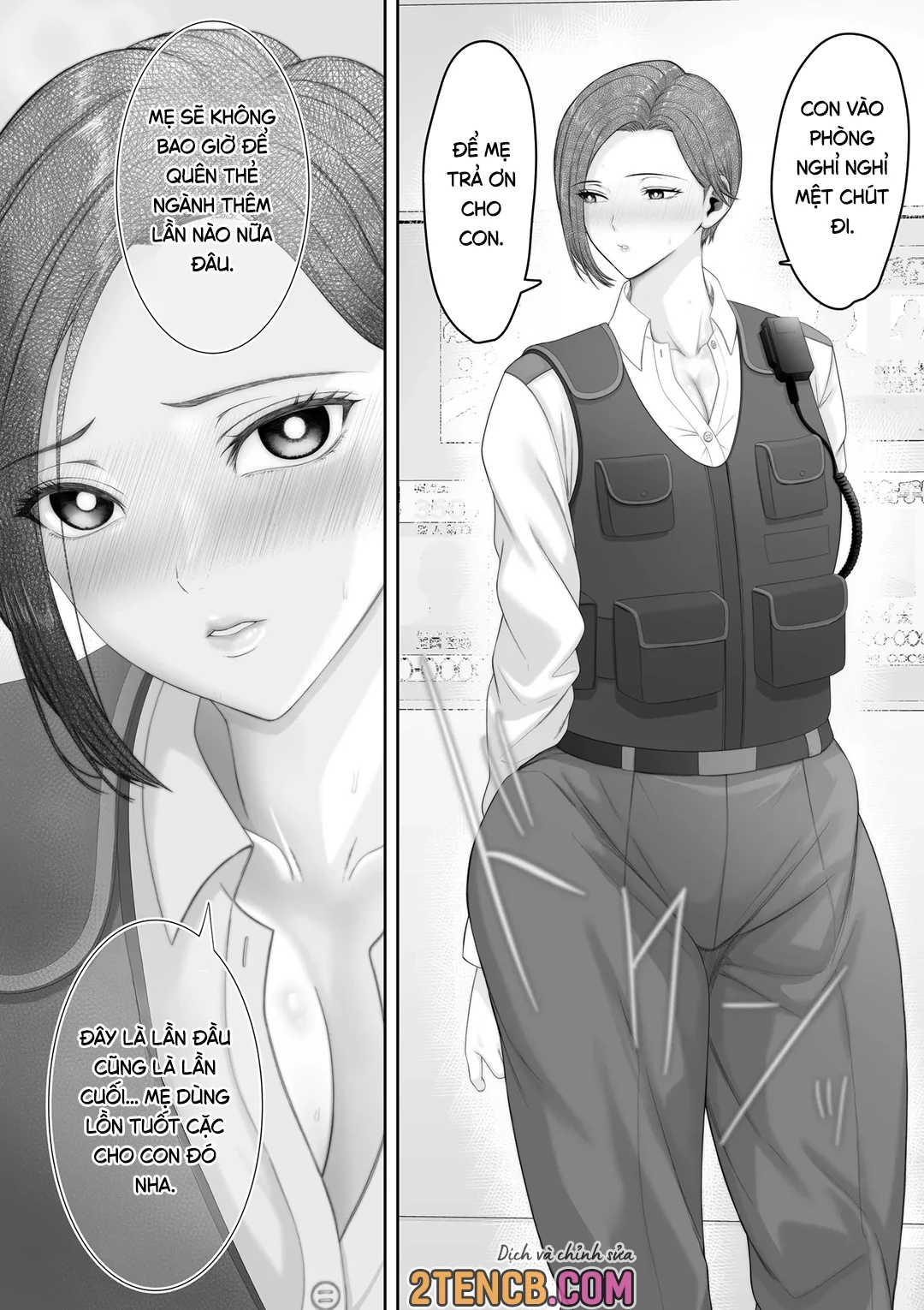HentaiVN.net - Ảnh 35 - Mẹ tôi là cảnh sát - Chap 1