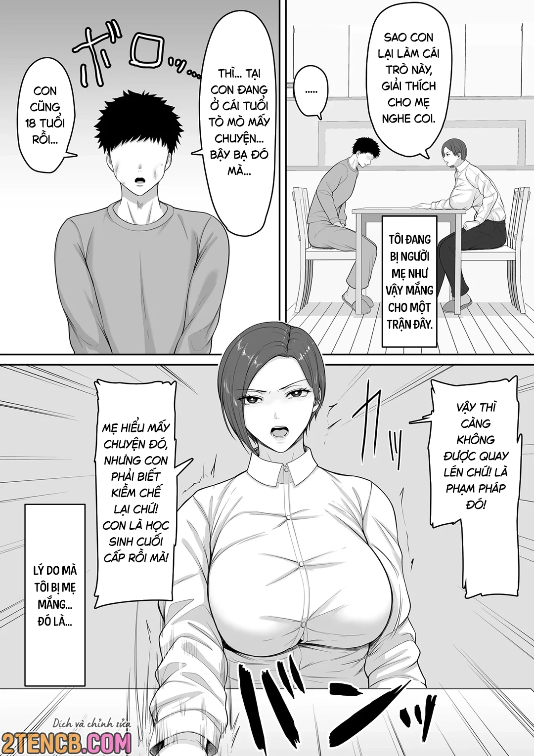 HentaiVN.net - Ảnh 5 - Mẹ tôi là cảnh sát - Chap 1