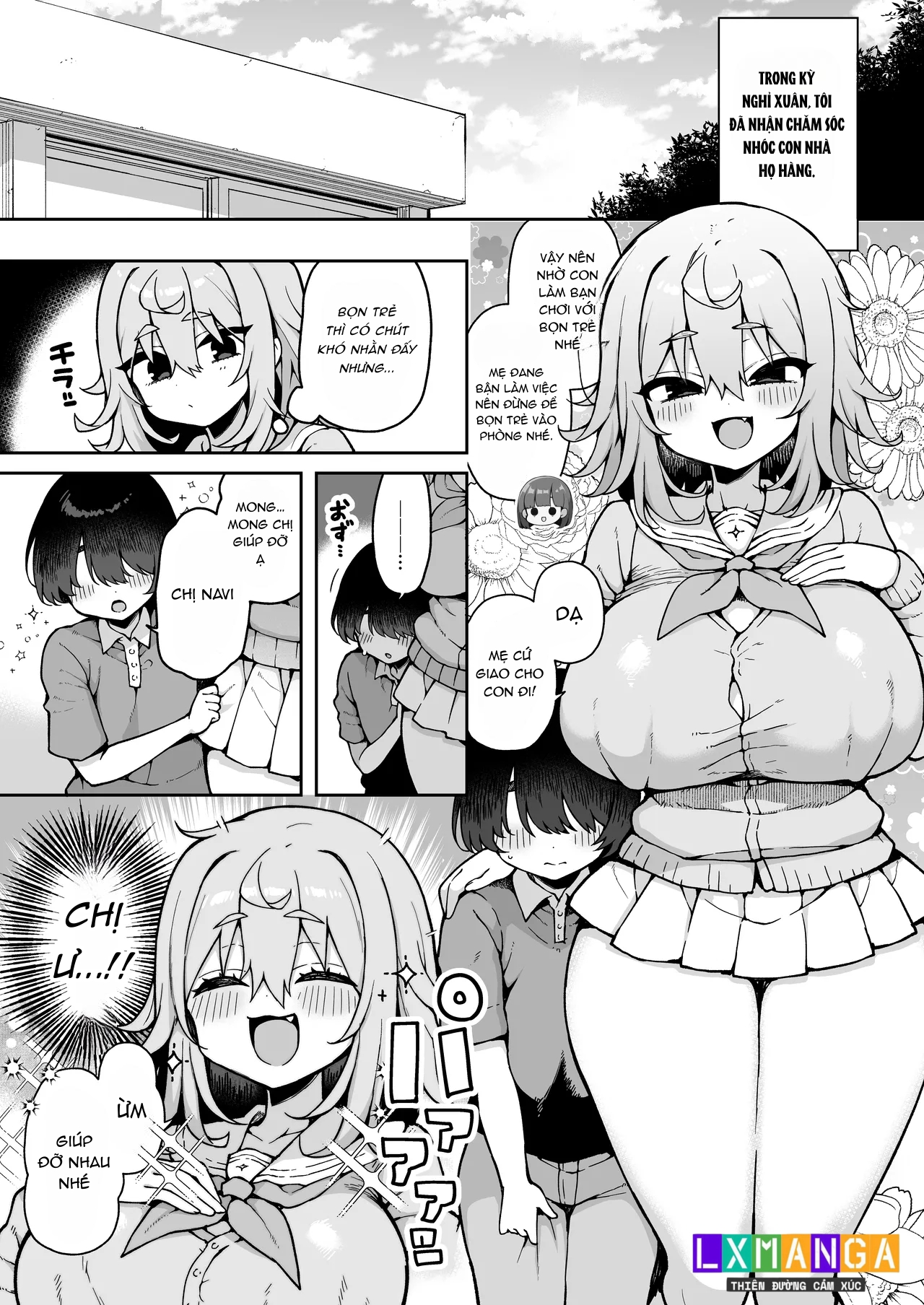 HentaiVN.net - Ảnh 5 - DaviGaki WakaraSex 4 - Chap 1