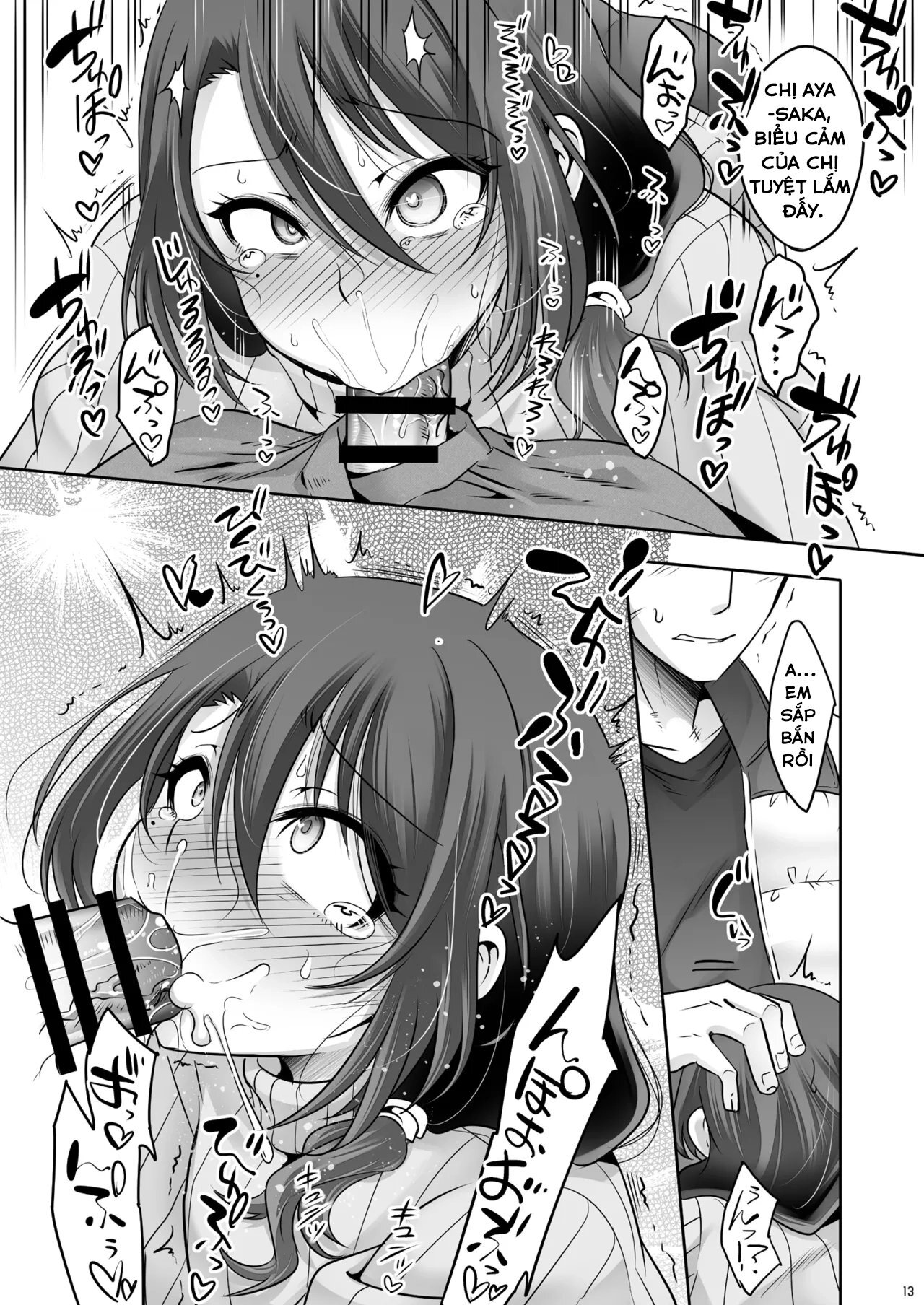 HentaiVN.net - Ảnh 13 - Chị Hàng Xóm Dâm Đãng - Chap 1