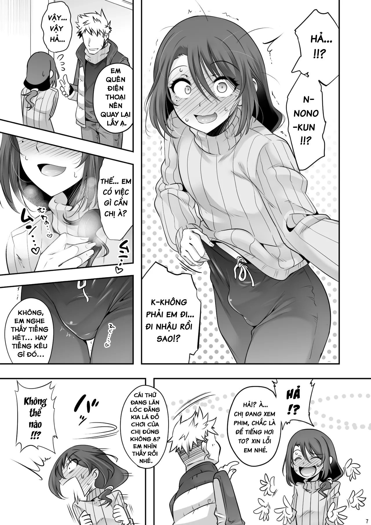 HentaiVN.net - Ảnh 7 - Chị Hàng Xóm Dâm Đãng - Chap 1
