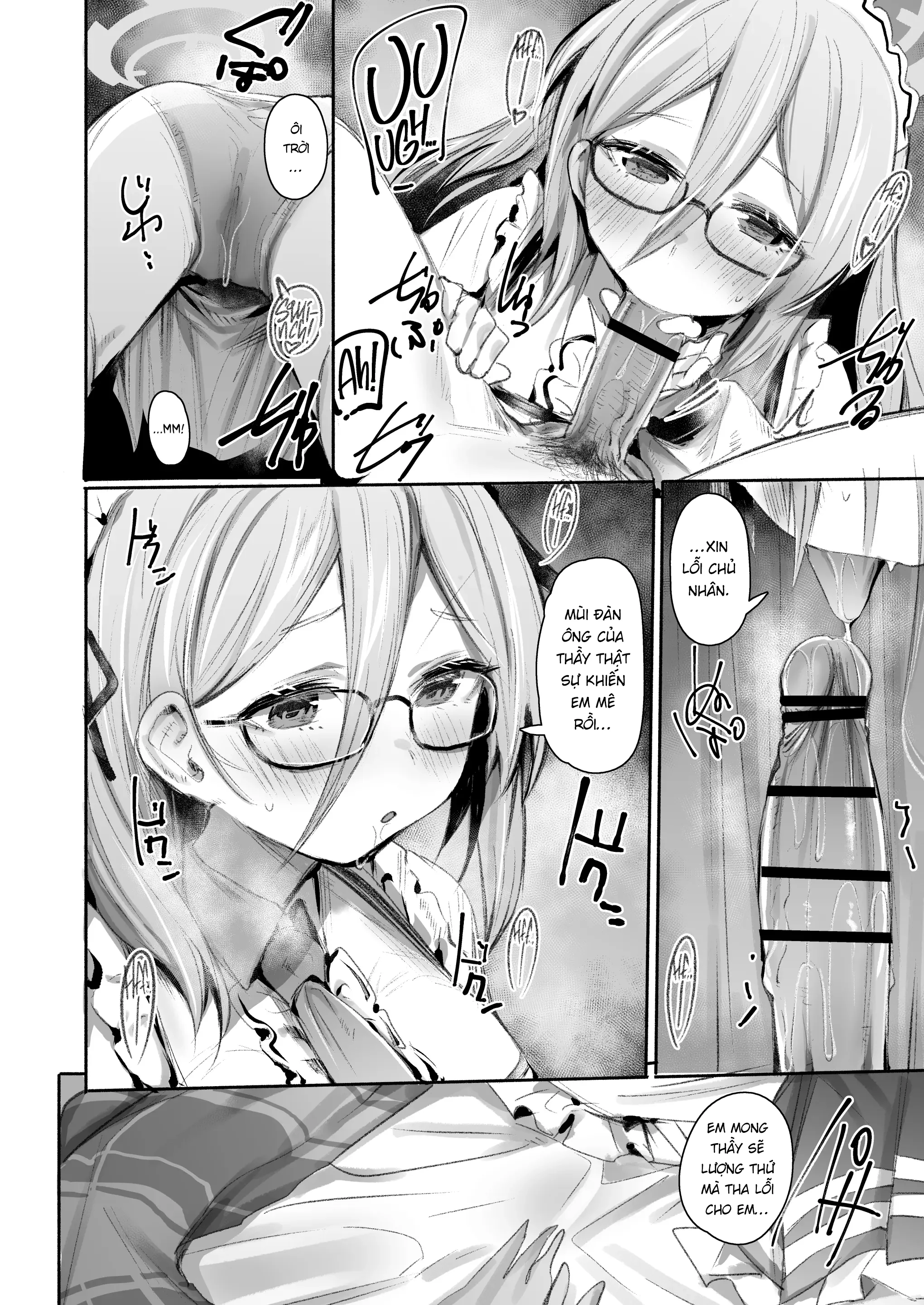 HentaiVN.net - Ảnh 11 - Extra Service Shuujitsu Mitchaku Noukou Houshi - Chap 1