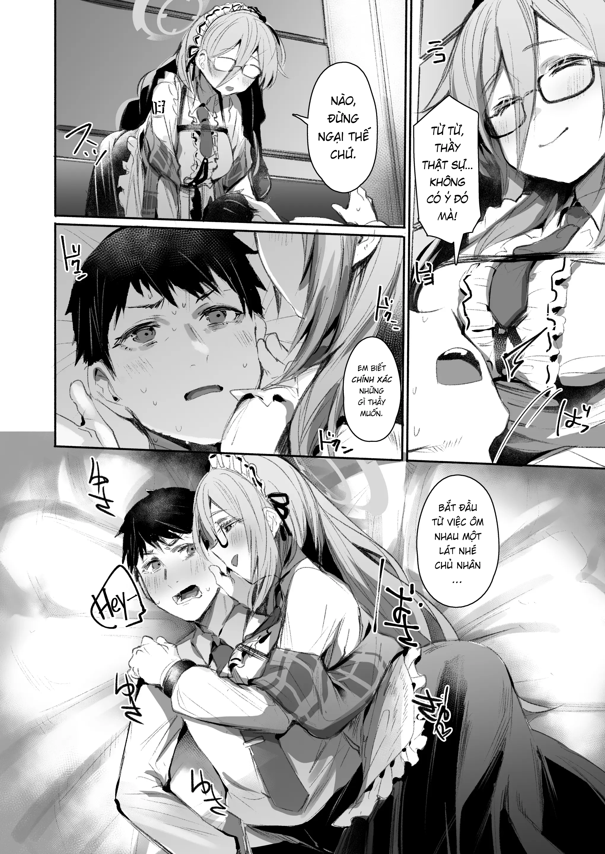 HentaiVN.net - Ảnh 5 - Extra Service Shuujitsu Mitchaku Noukou Houshi - Chap 1