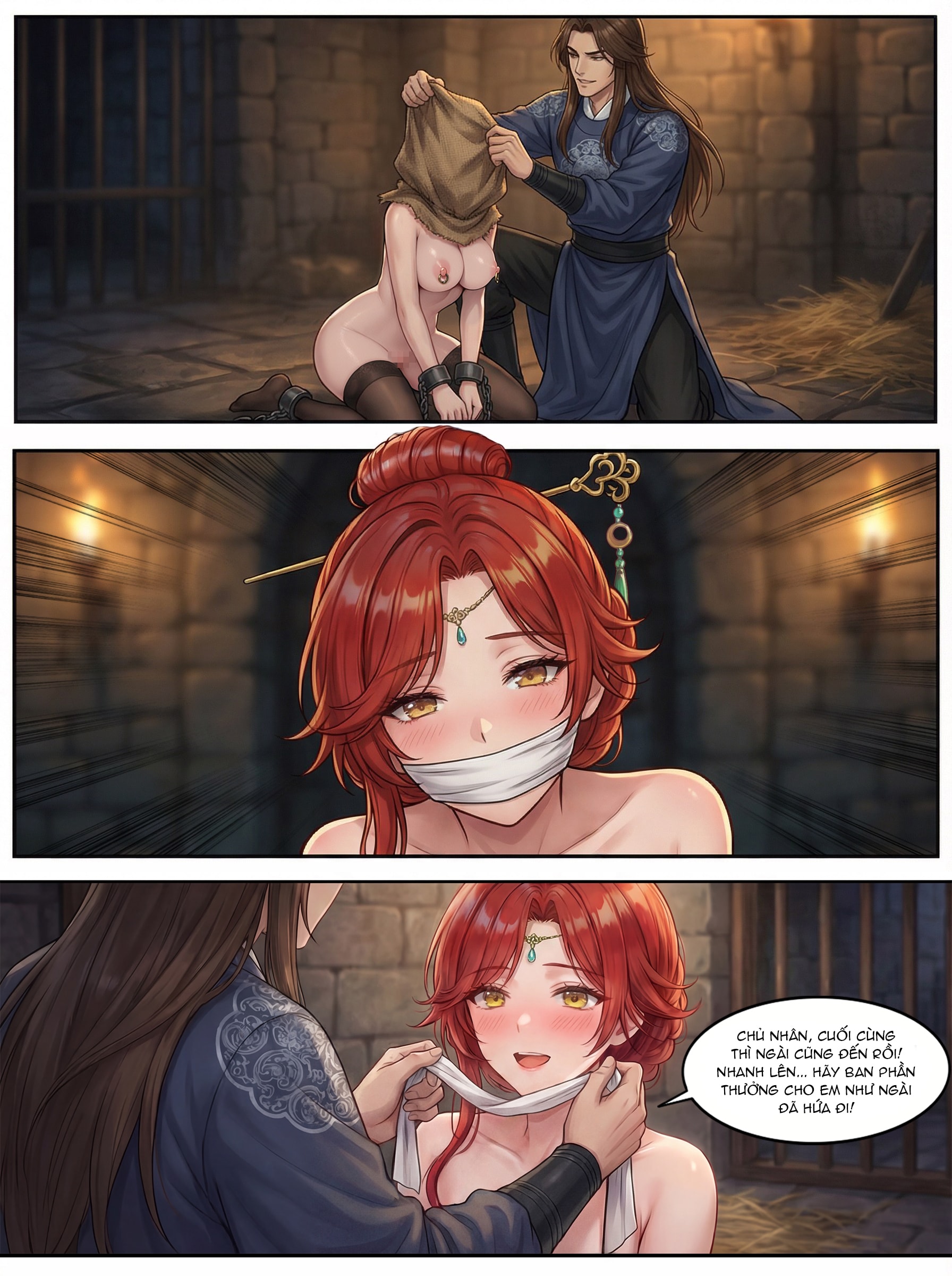 HentaiVN.net - Ảnh 7 - Trò chơi mô phỏng cẩu quan - Chap 1