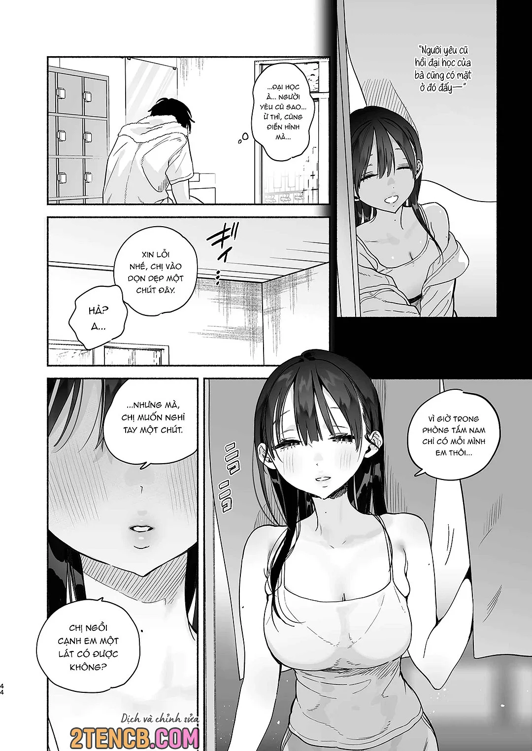 HentaiVN.net - Ảnh 43 - 4 ngày hè Giao hòa cùng Chị gái Nhà tắm công cộng - Chap 1