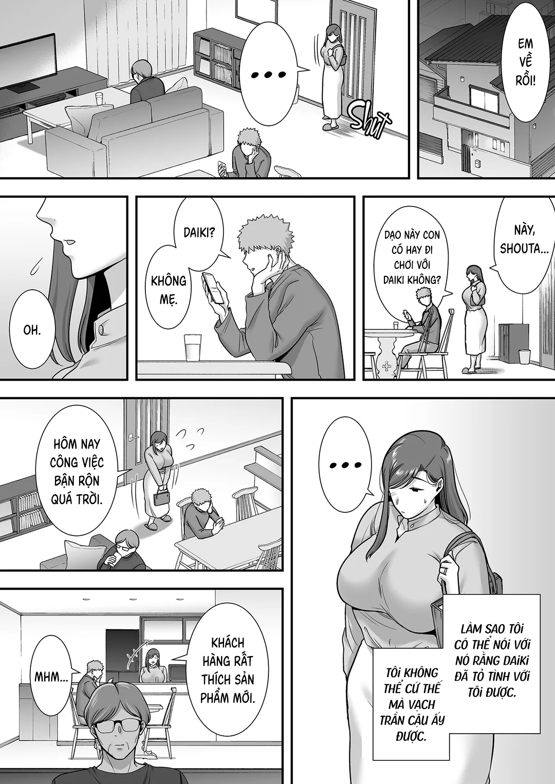 HentaiVN.net - Ảnh 10 - Bí mật của tôi với dì Mariko - Chap 1