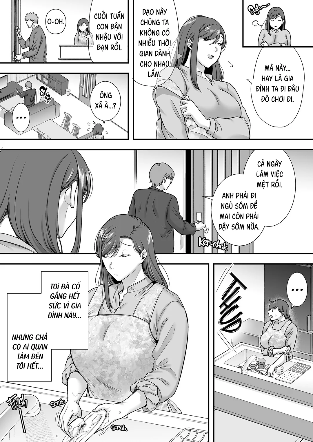 HentaiVN.net - Ảnh 11 - Bí mật của tôi với dì Mariko - Chap 1