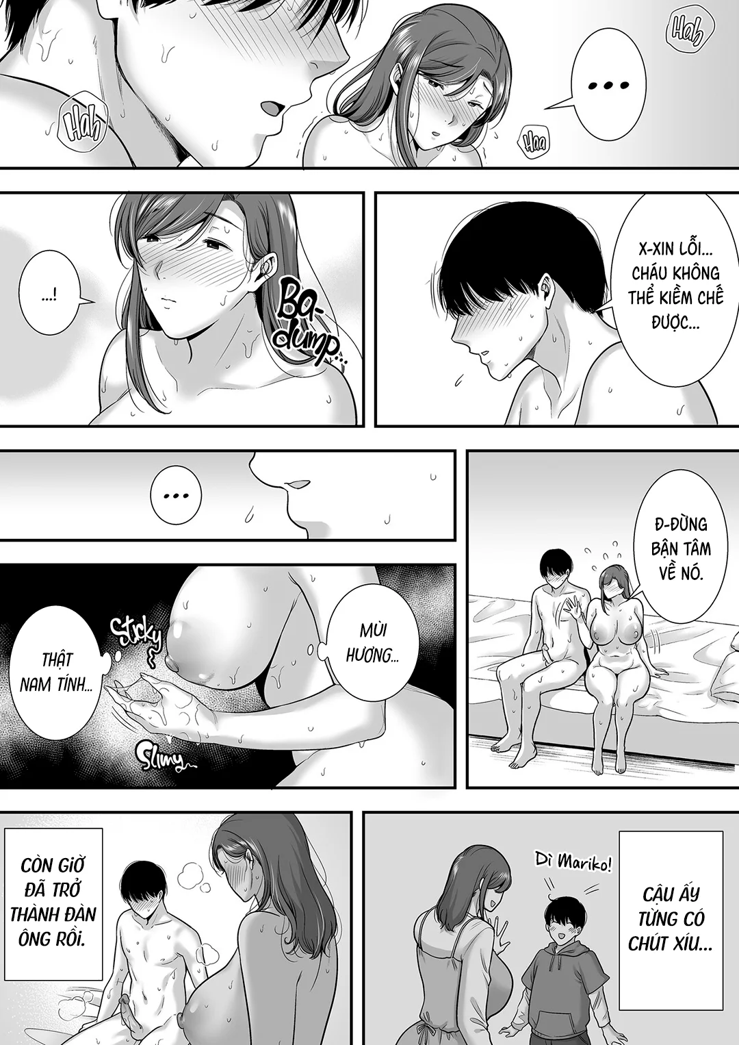 HentaiVN.net - Ảnh 27 - Bí mật của tôi với dì Mariko - Chap 1