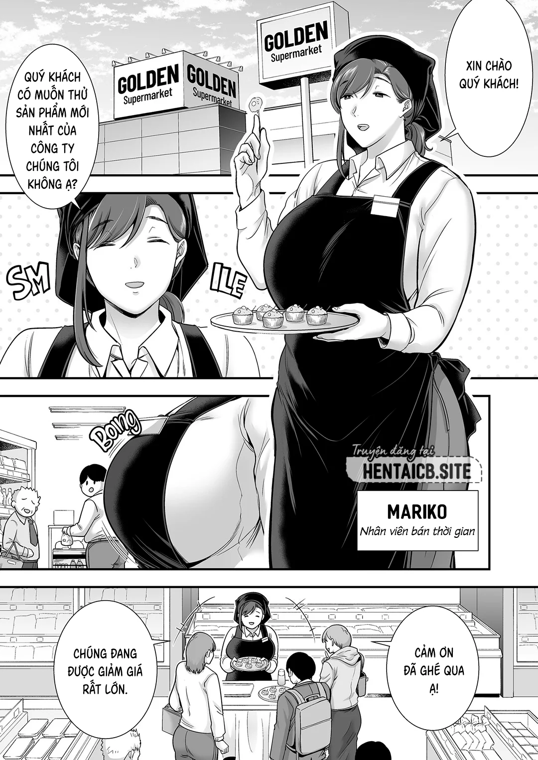HentaiVN.net - Ảnh 3 - Bí mật của tôi với dì Mariko - Chap 1