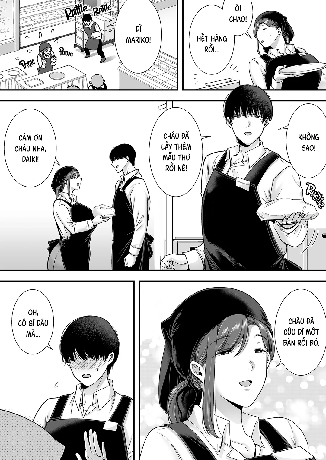HentaiVN.net - Ảnh 4 - Bí mật của tôi với dì Mariko - Chap 1