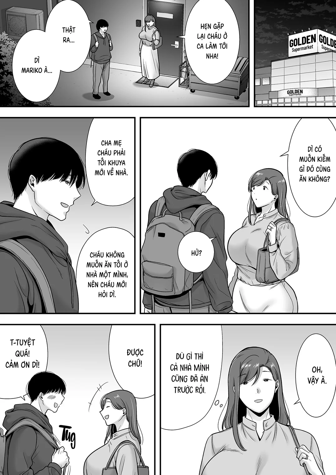 HentaiVN.net - Ảnh 6 - Bí mật của tôi với dì Mariko - Chap 1