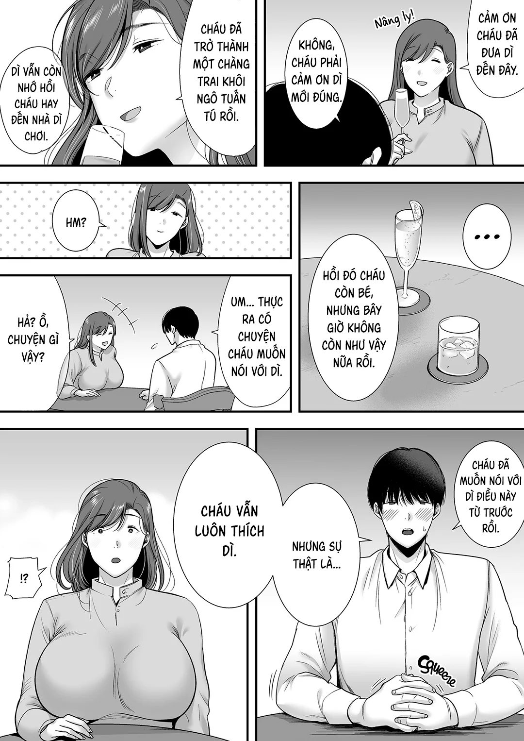 HentaiVN.net - Ảnh 8 - Bí mật của tôi với dì Mariko - Chap 1