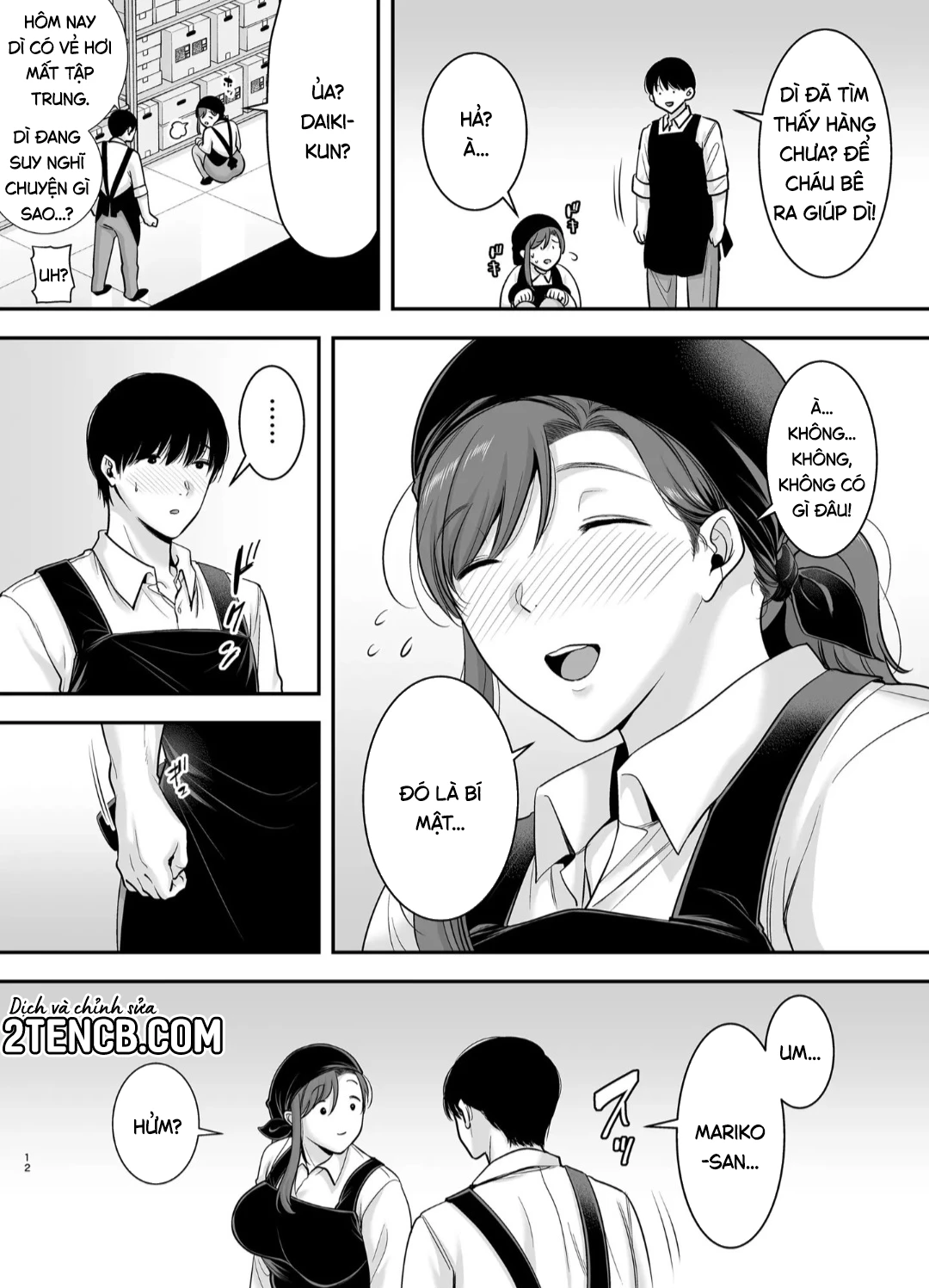 HentaiVN.net - Ảnh 11 - Bí mật của tôi với dì Mariko - Chap 2
