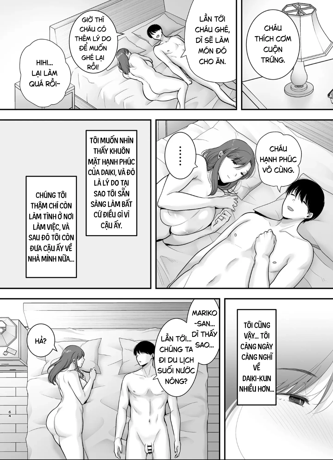 HentaiVN.net - Ảnh 63 - Bí mật của tôi với dì Mariko - Chap 2