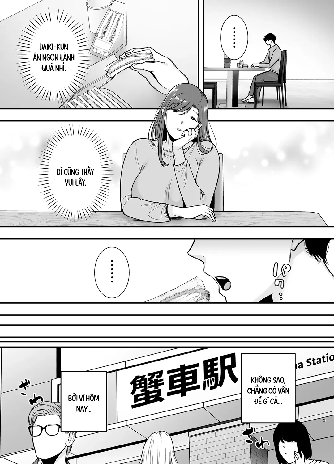 HentaiVN.net - Ảnh 4 - Bí mật của tôi với dì Mariko - Chap 3