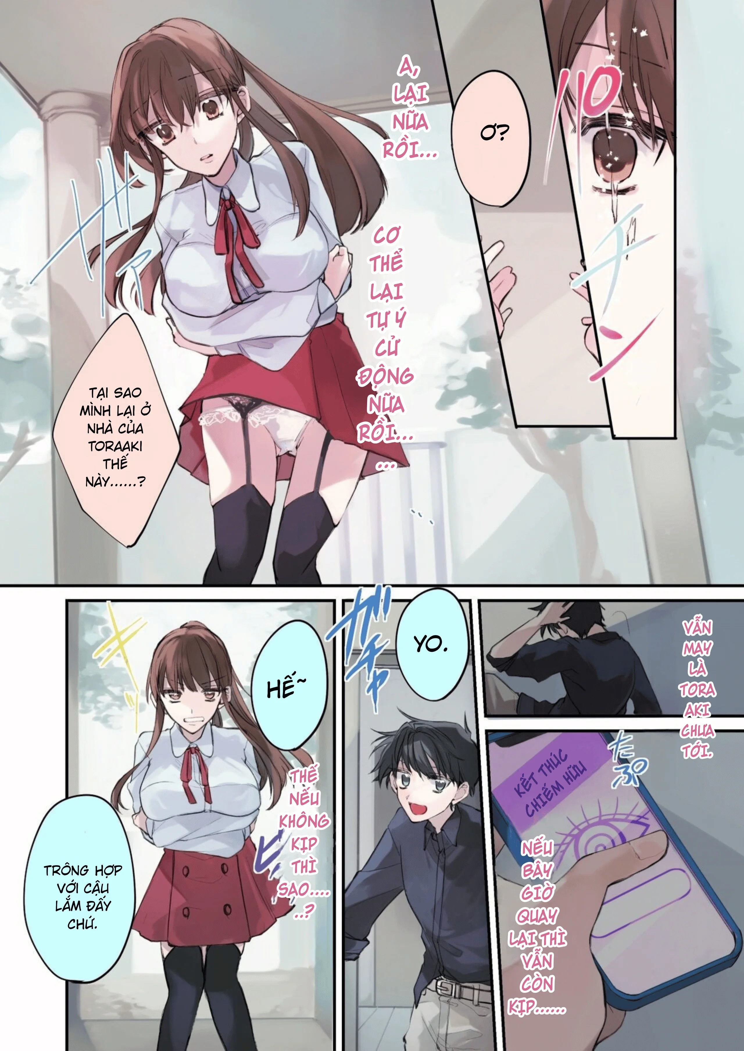 HentaiVN.net - Ảnh 48 - Ứng Dụng Nhập Hồn Vào Cô Gái TS ~Một cô nàng TS bướng bỉnh bị người khác tùy tiện sử dụng cơ thể, và khi nhận ra thì đã hoàn toàn “rơi thành con gái” mất rồi~ - Chap 1
