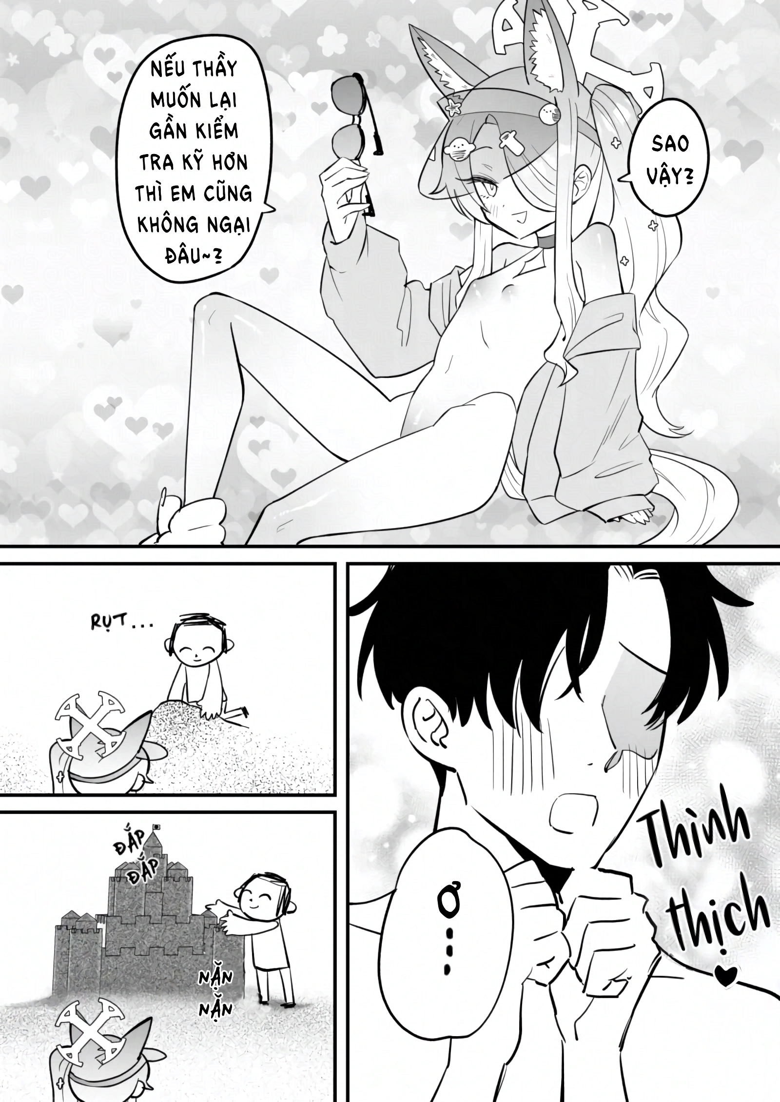 HentaiVN.net - Ảnh 4 - Mùa hè này với thầy… hãy để em quyết định - Chap 1