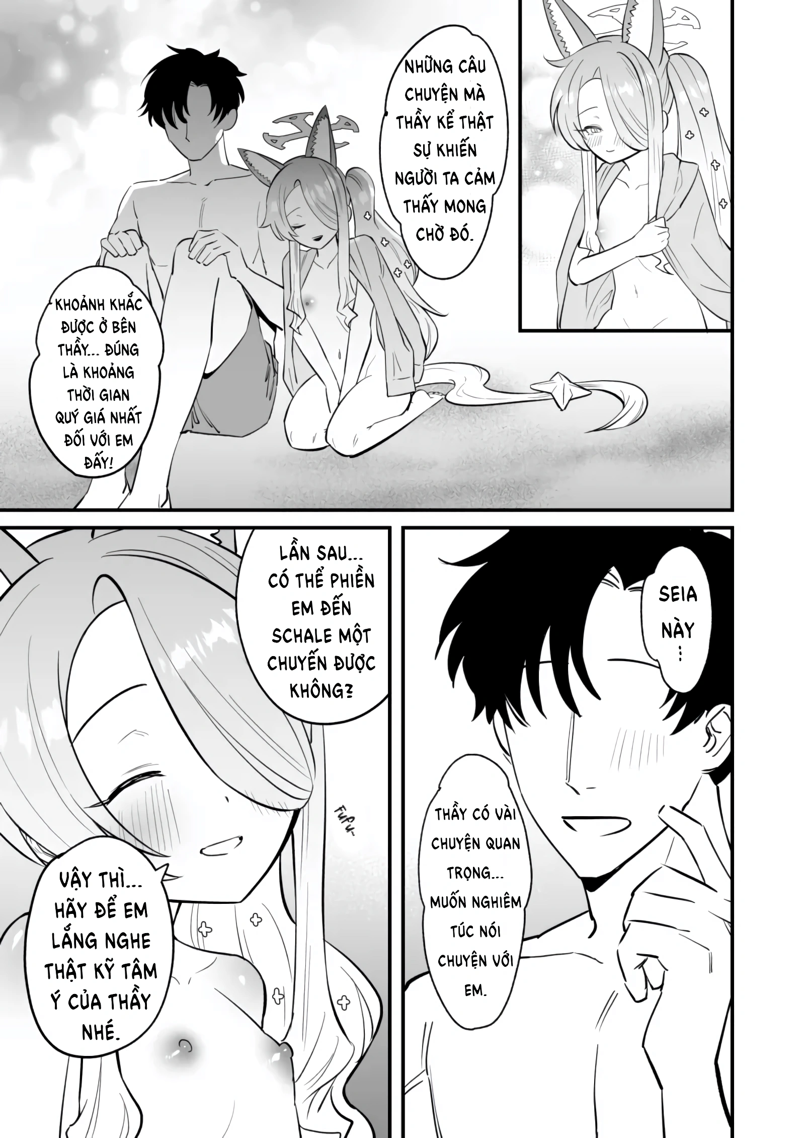 HentaiVN.net - Ảnh 10 - Mùa hè này với thầy… hãy để em quyết định - Chap 2