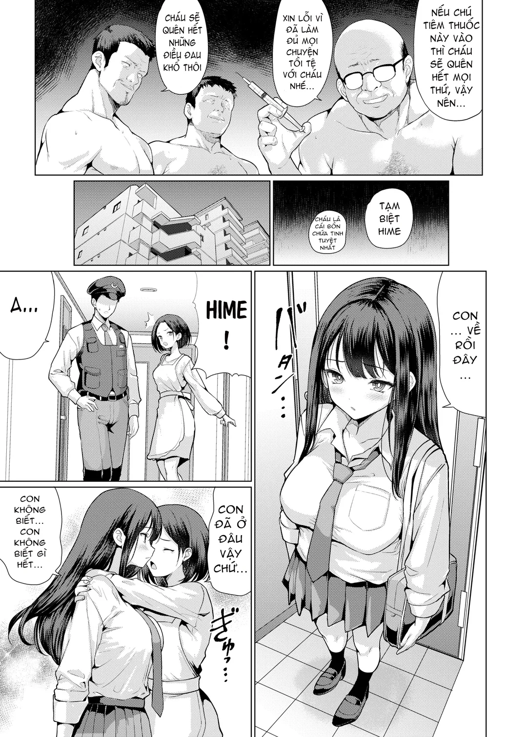 HentaiVN.net - Ảnh 52 - Sa vào tròng của đám già đốn mạt - Chap 1