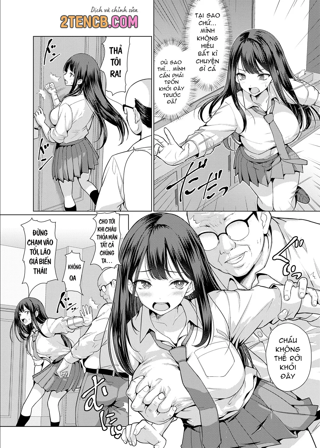 HentaiVN.net - Ảnh 9 - Sa vào tròng của đám già đốn mạt - Chap 1