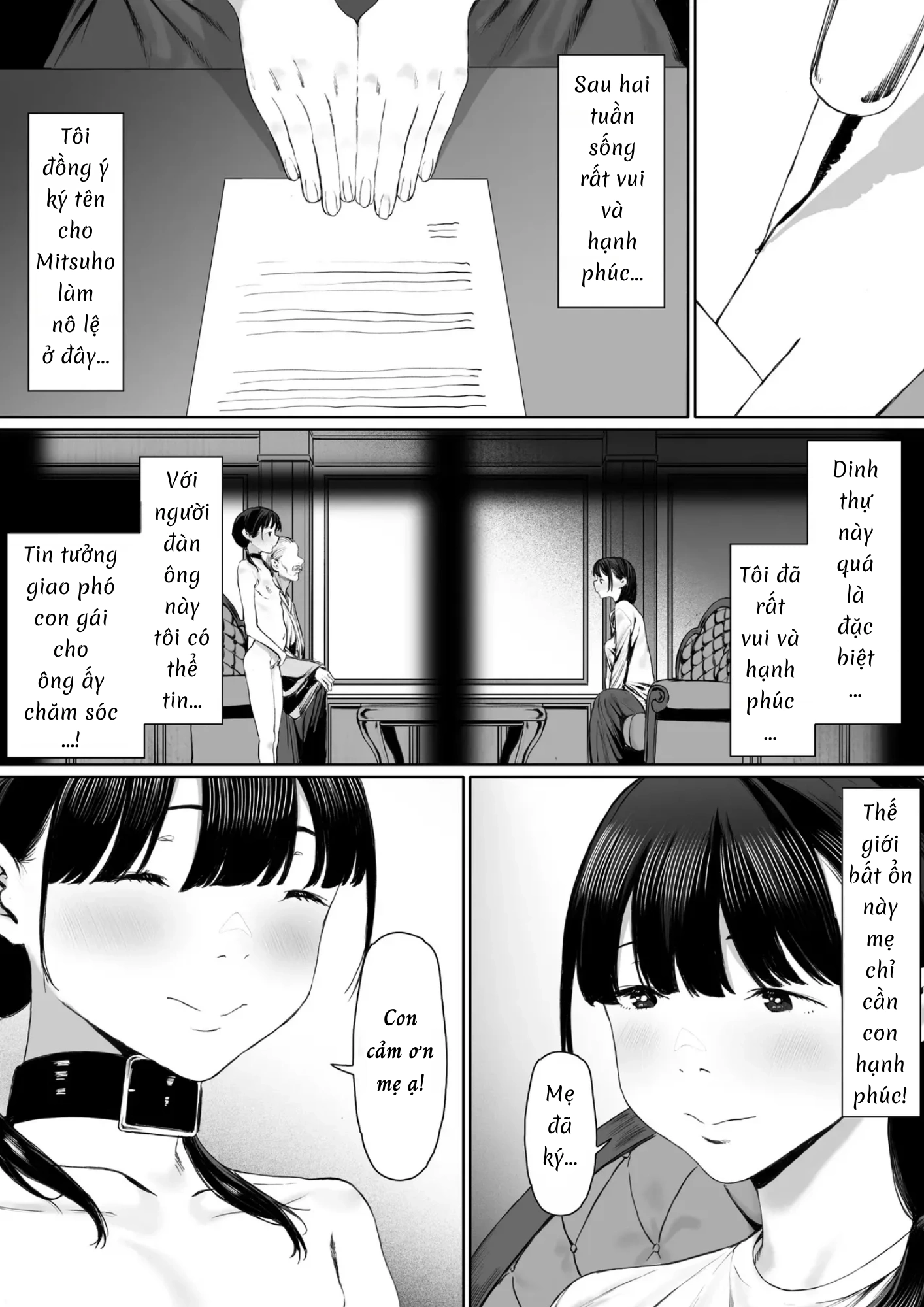 HentaiVN.net - Ảnh 46 - Bản hợp đồng nô lệ...! - Chap 1
