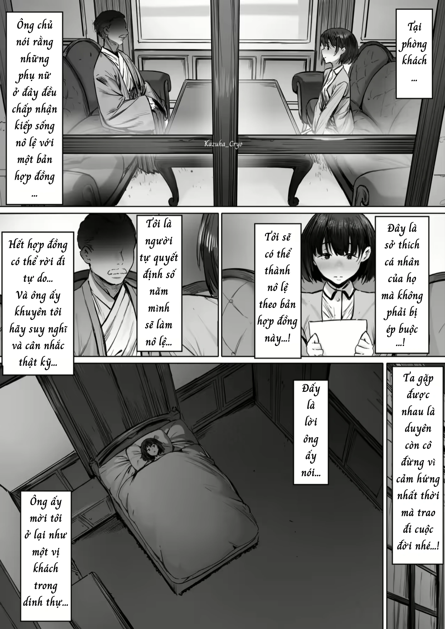 HentaiVN.net - Ảnh 19 - Bản hợp đồng nô lệ...! - Chap 2