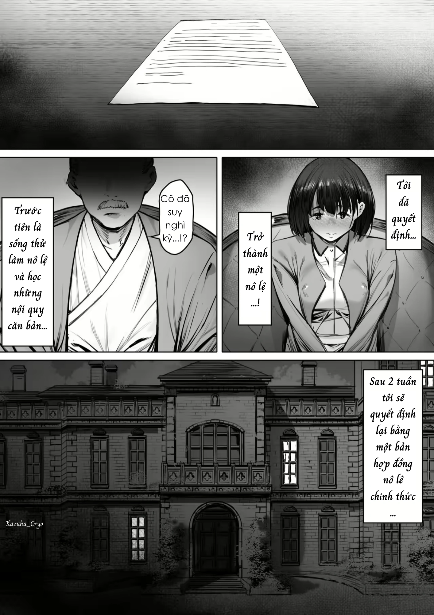 HentaiVN.net - Ảnh 22 - Bản hợp đồng nô lệ...! - Chap 2