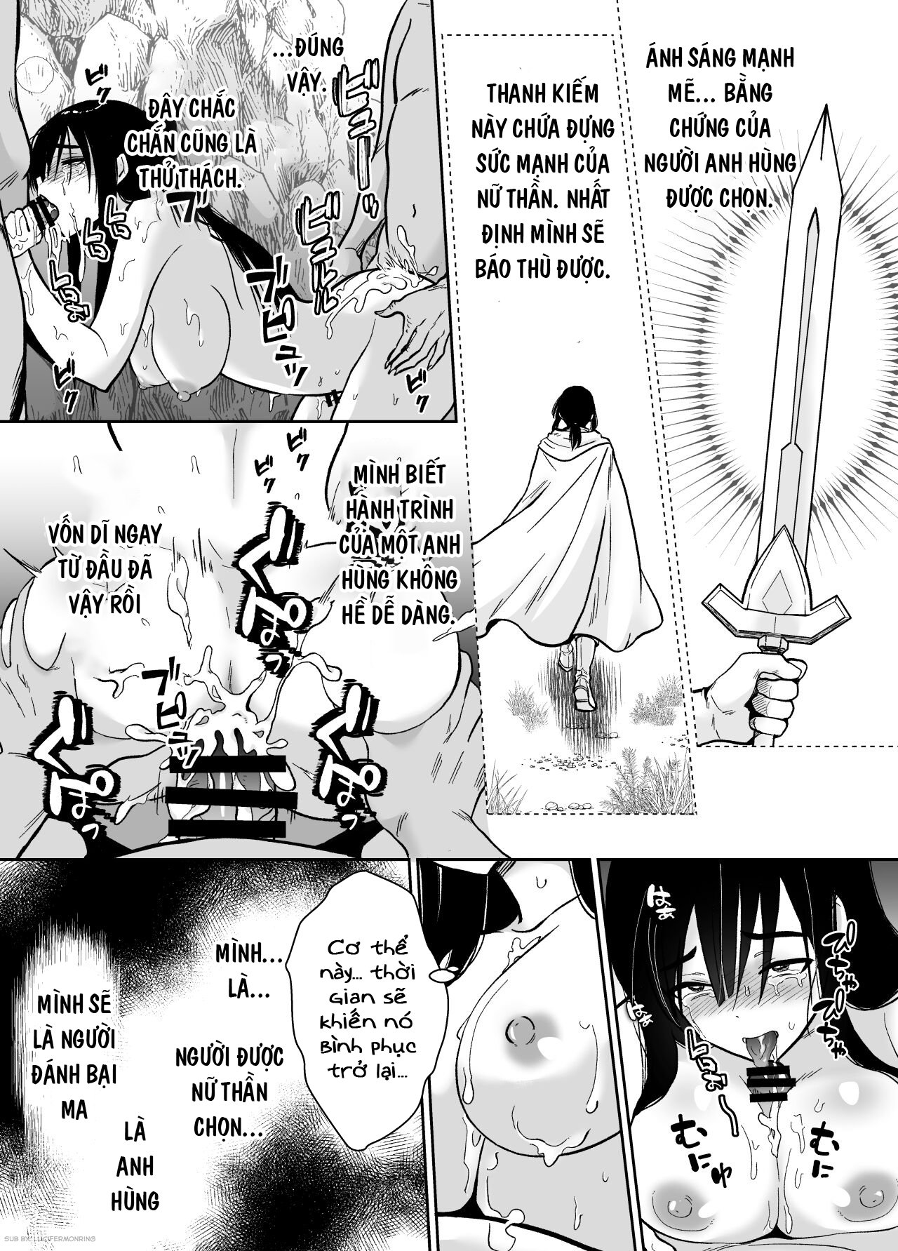 HentaiVN.net - Ảnh 52 - Mesu Ochi Yuusha-sama - Chap 1