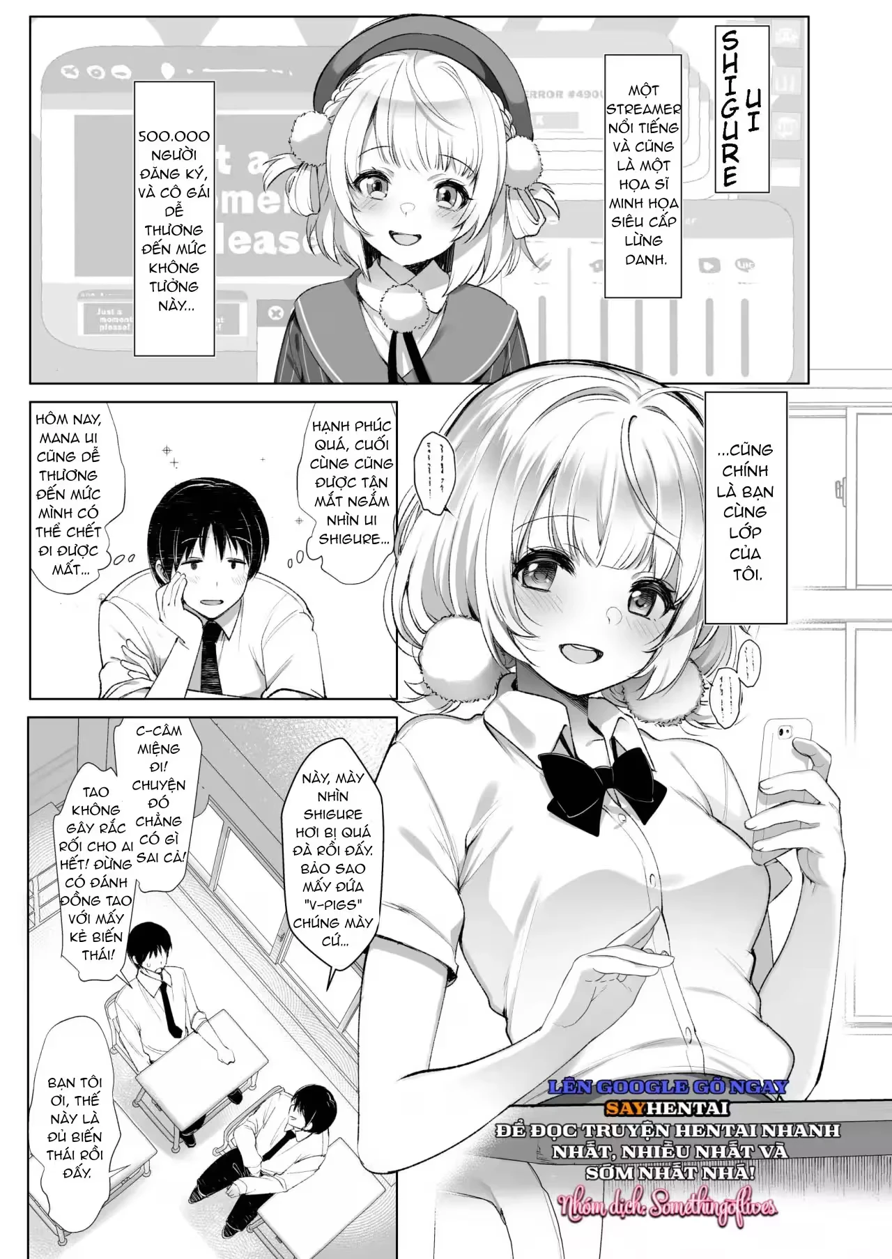 HentaiVN.net - Ảnh 4 - Video Phát Sóng Bí Mật Của Idol Shigure Ui - Chap 1